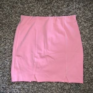 Pink skirt